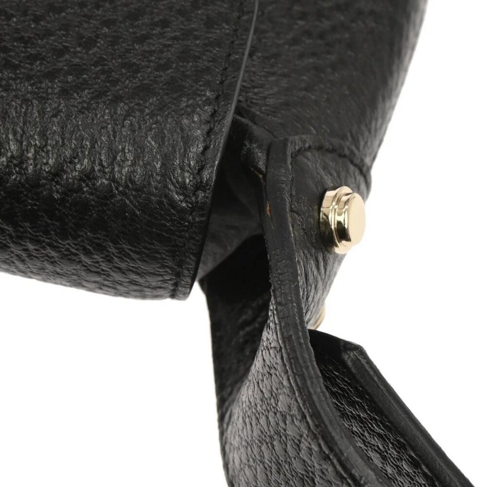 Gucci Black Leather Handbag 130846 002214 155335 - Picture 3 of 10